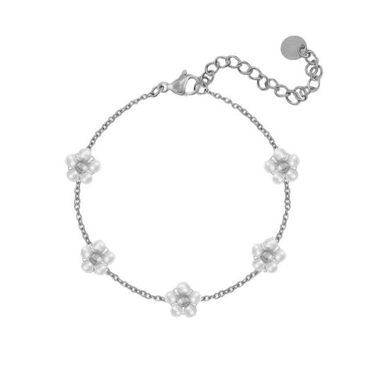 ARMBAND PEARLY FLOWER